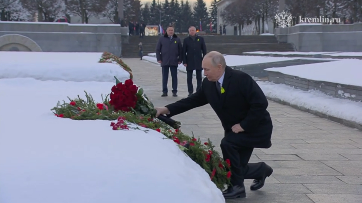 Gedenken zum 82. Jahrestag der Befreiung von Leningrad! #Putin